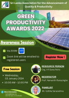 Slaaqp sri lanka association for the advancement of quality and productivity