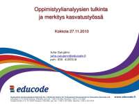 Opetusalan koulutuskeskus educode oy