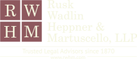 Rusk, wadlin, heppner & martuscello, llp
