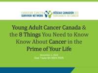 Canadian cancer survivor network