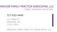 Hanover family practice associates