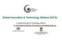 Global innovations & technology alliance - gita