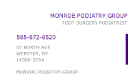 Monroe podiatry group