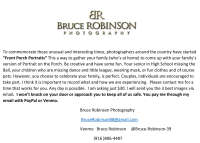 Bruce robinson photography
