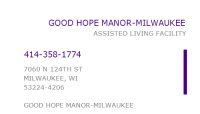 Good hope manor milwaukee llc