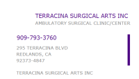 Terracina surgical arts, inc