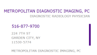 Metropolitan diagnostic imaging group