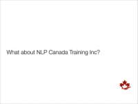 Nlp canada training inc.