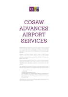 Cosaw advanced airport services