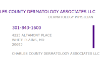 Charles county dermatology associates, l.l.c.