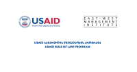 Usaid/ rule of law program