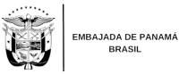 Embajada de panamá en brasil