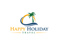 Happy holiday travel agency