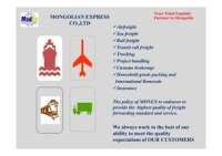 Mongolian express co.,ltd