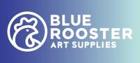 Blue rooster art supplies