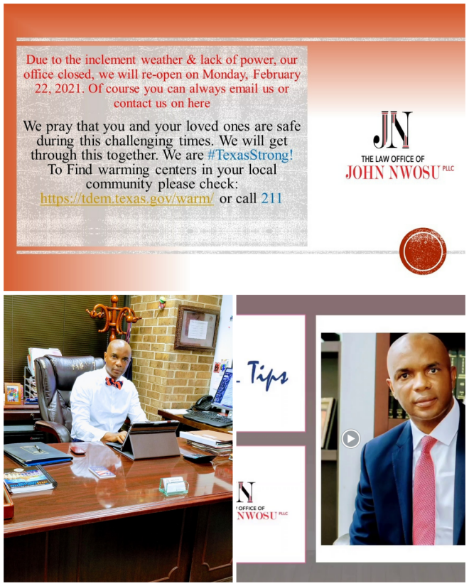 Review Law Offices of John Nwosu, PLLC image 6817
