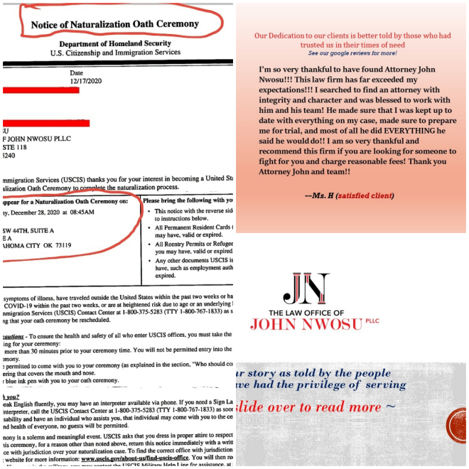 Review Law Offices of John Nwosu, PLLC image 6818