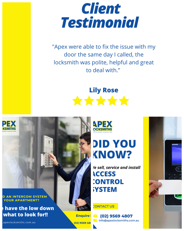Review Apex Locksmiths Inc image 154014