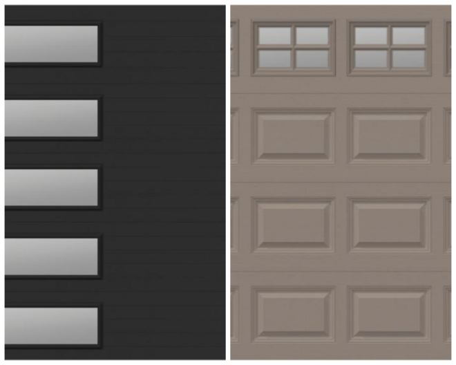 Review Overhead door and fireplace image 332821