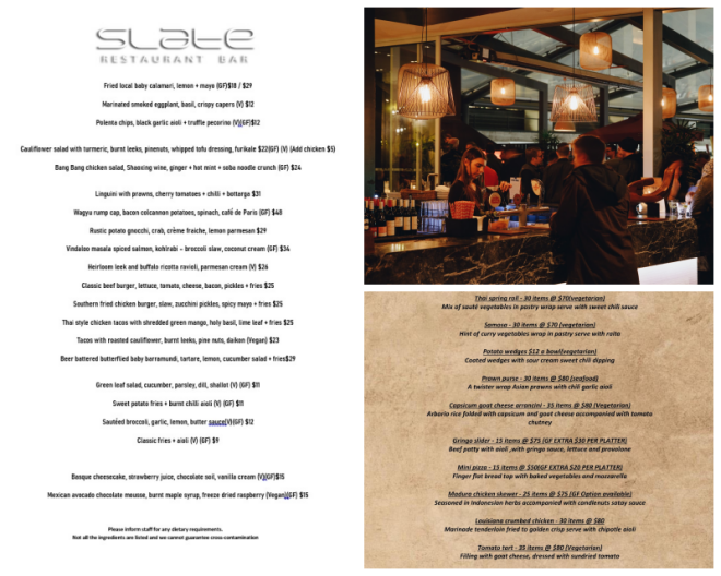 Review Slate Restaurant Bar image 113333