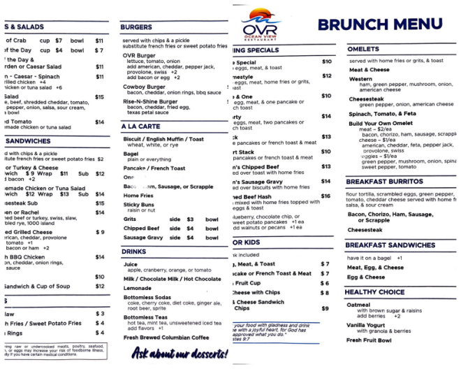 Review Ocean view family restaurant image 330530