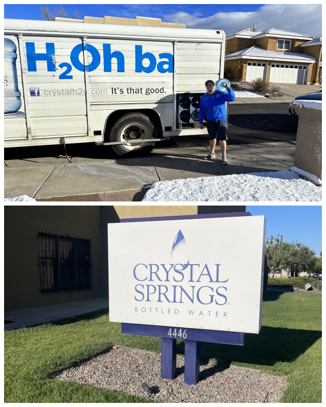 Review Crystal springs bottled water image 266796