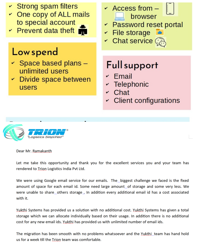 Review Yukthi Systems Pvt Ltd image 110621