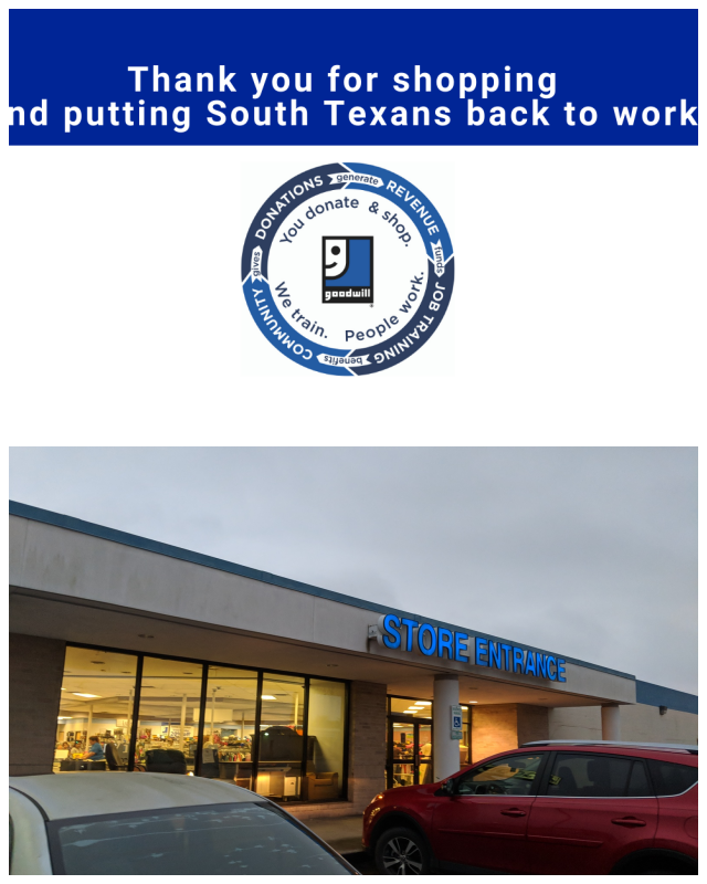 Review Goodwill industries of south texas, inc. image 250655